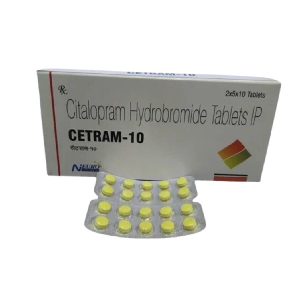Cetram Citalopram Hydrobromide Tablets 10mg