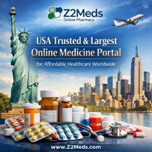 Z2Meds – USA Trusted & Largest Online Medicine Portal for Affordable Healthcare Worldwide
