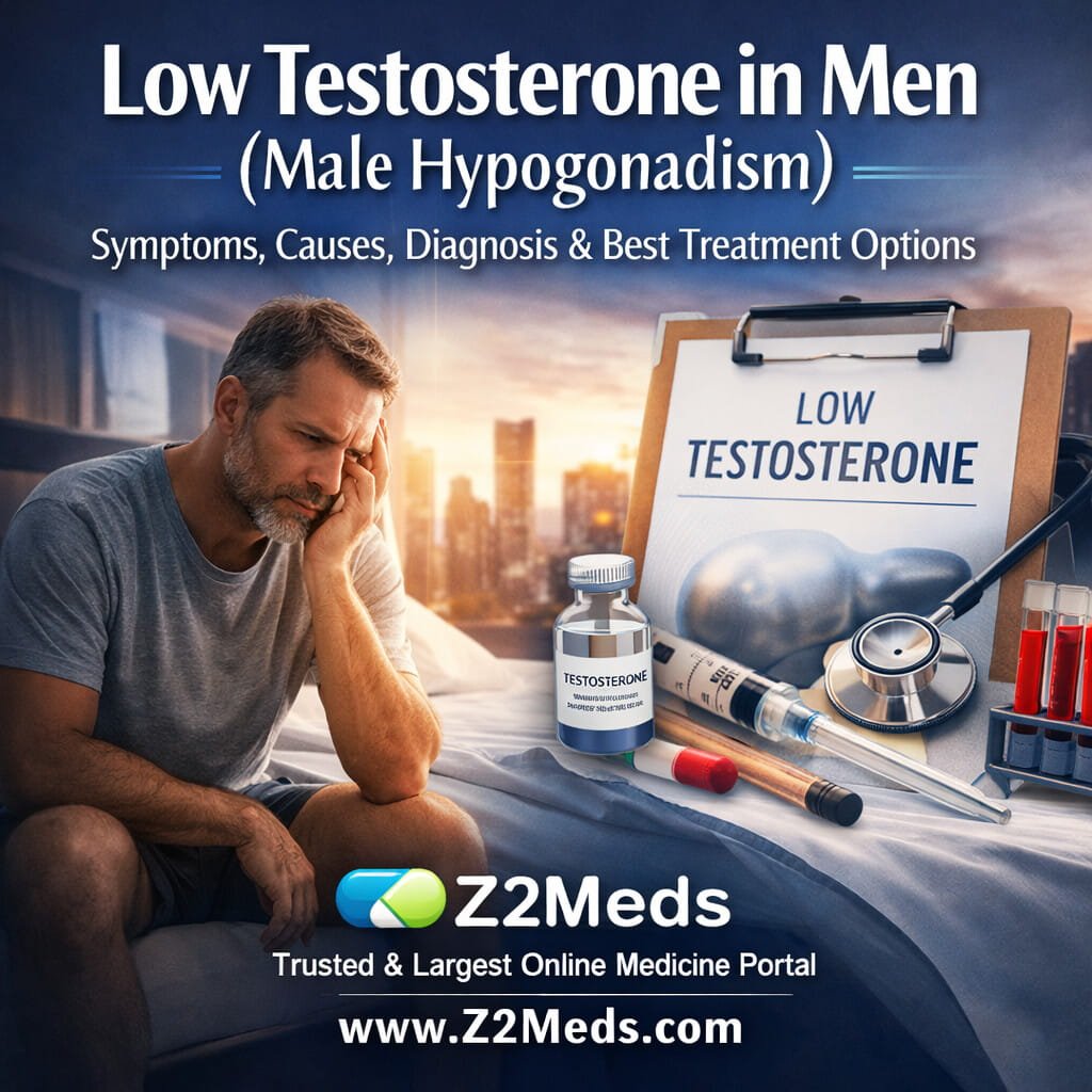 Low Testosterone in Men Symptoms, Causes, Diagnosis & Best Treatment Options