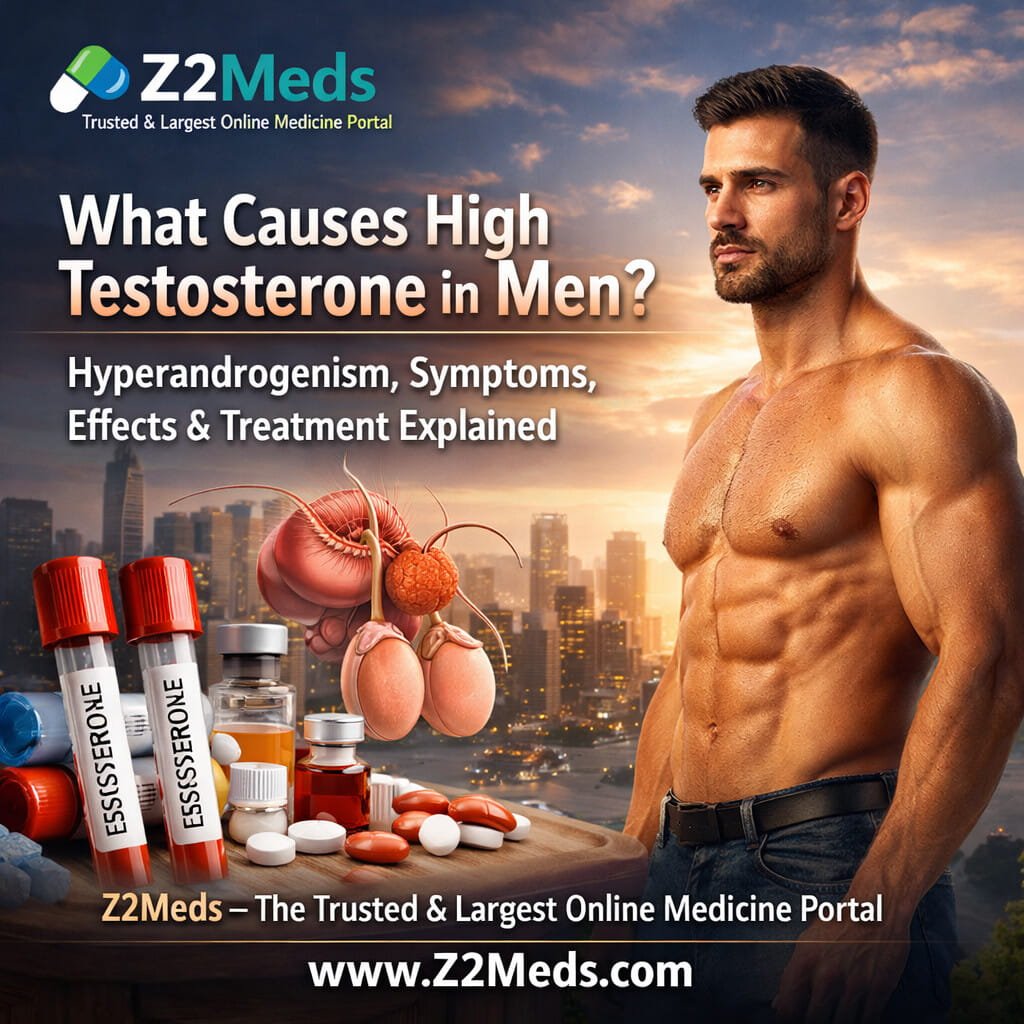What Causes High Testosterone in Men Hyperandrogenism, Symptoms, Effects & Treatment Explained