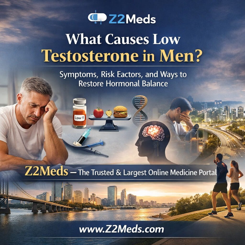 What Causes Low Testosterone in Men, Symptoms and How to Treat It