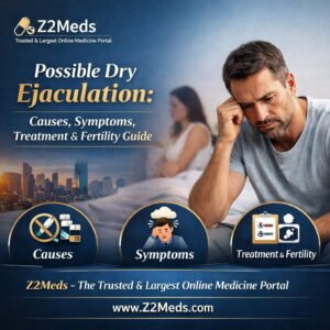 Dry Ejaculation Causes, Symptoms, Treatment & Fertility Guide