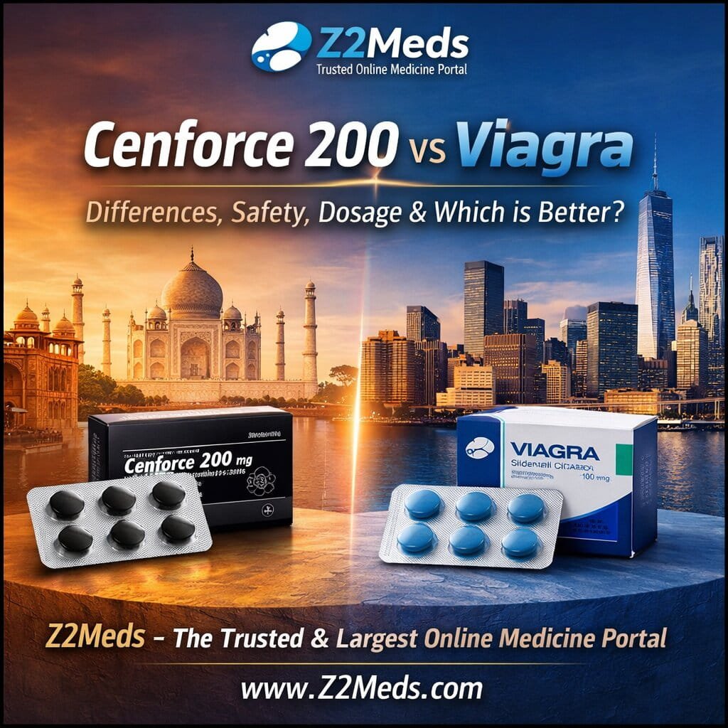 Cenforce 200 vs Viagra