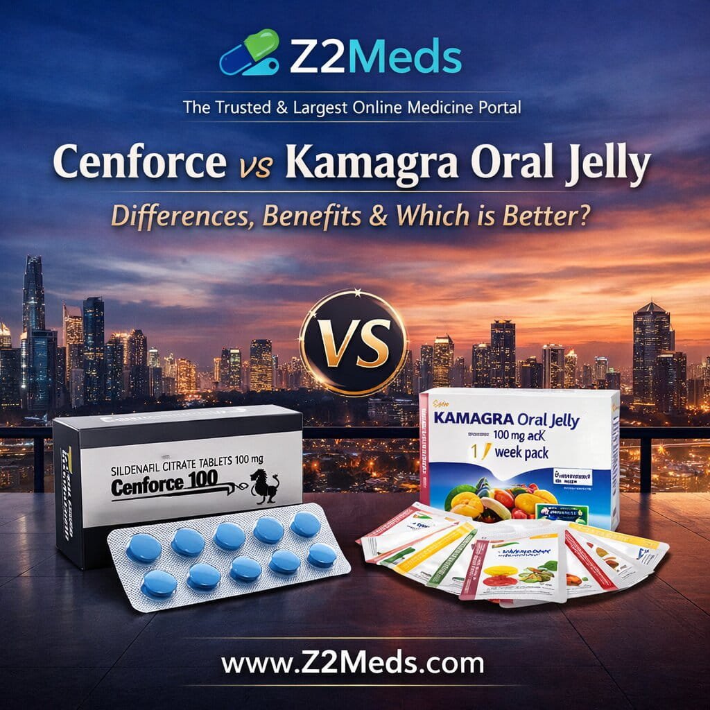 Cenforce vs Kamagra Oral Jelly