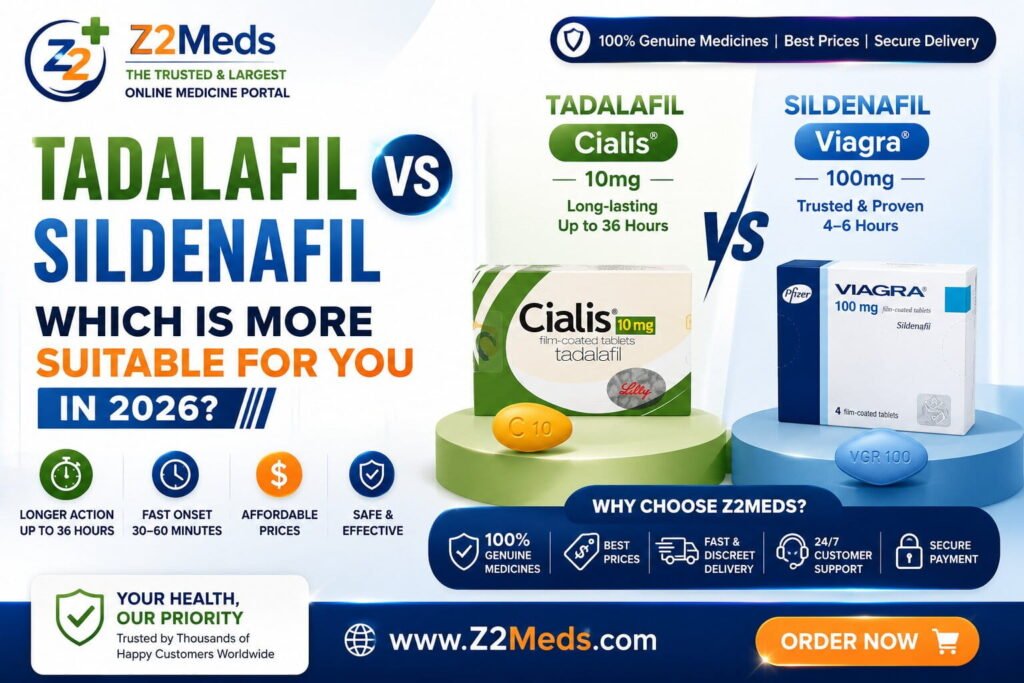 Tadalafil vs Sildenafil Choose the Best