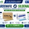 Vardenafil vs Sildenafil